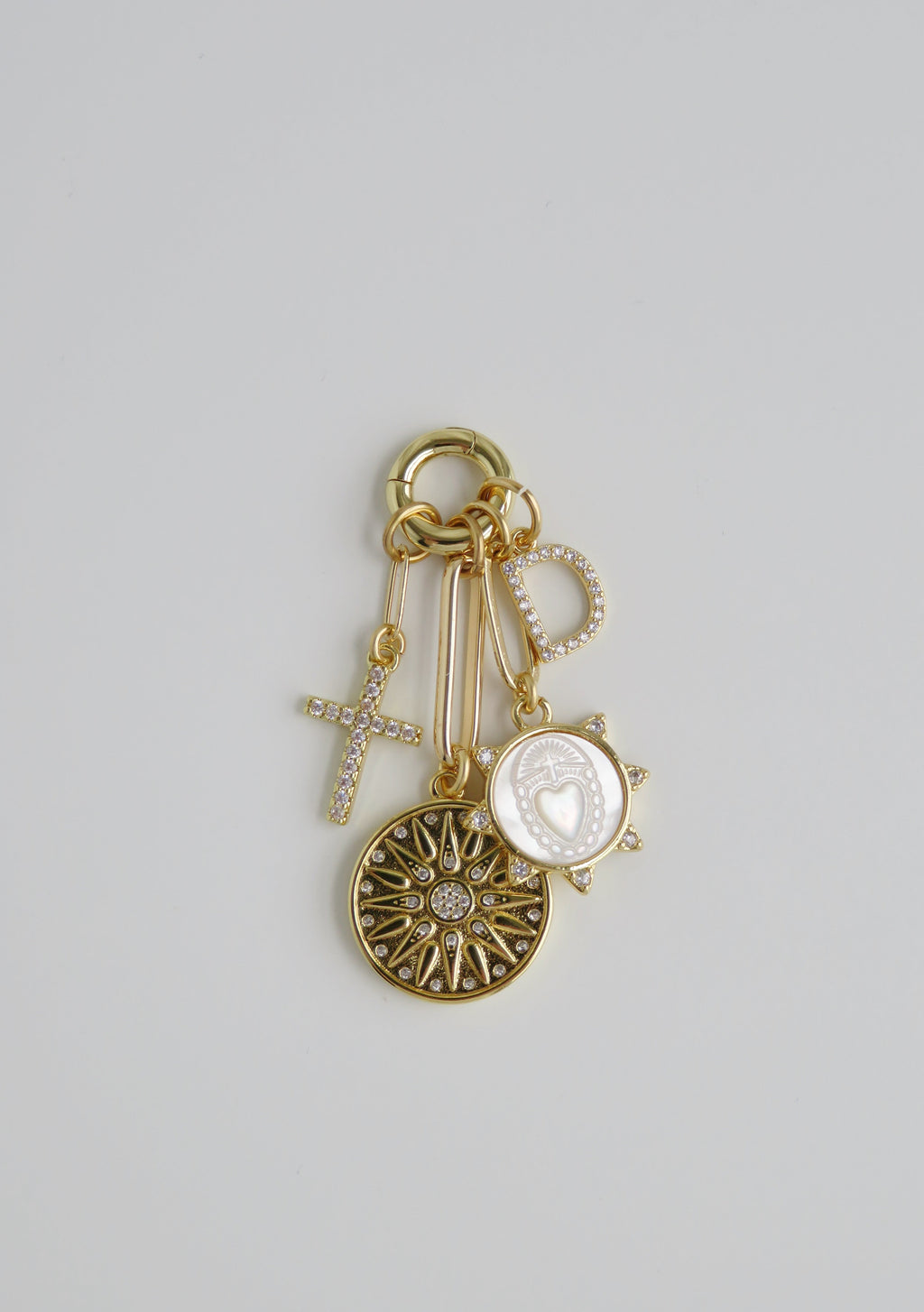 Sacred Heart Charm Cluster