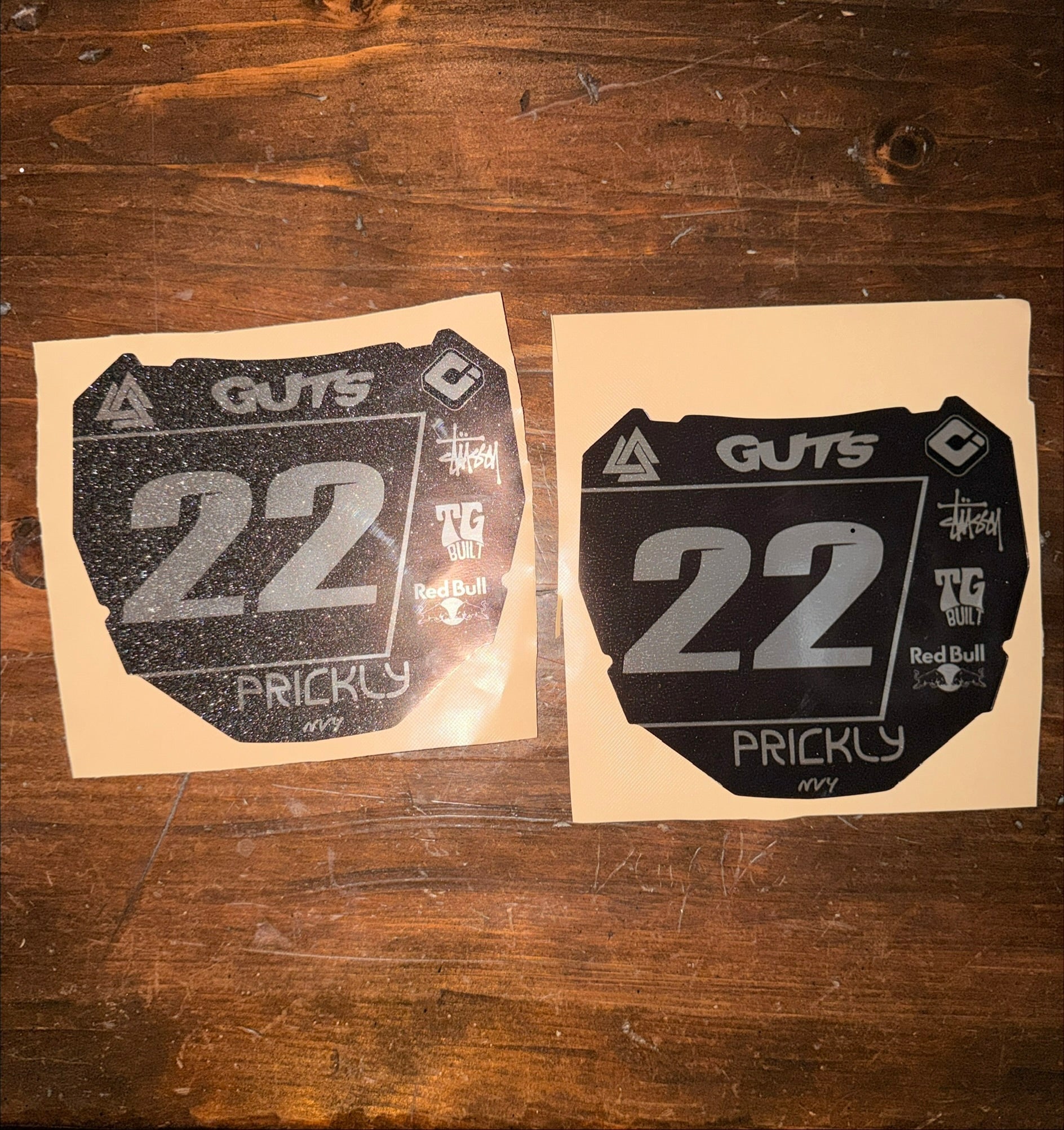 Vented Plate  (PRE MADE DECALS)