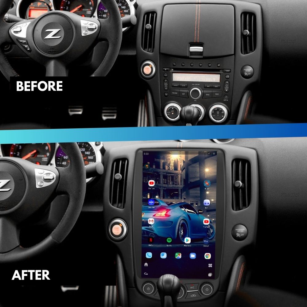 Nissan 370Z (2007–2019) Android Head Unit | SquareWheels G-Series