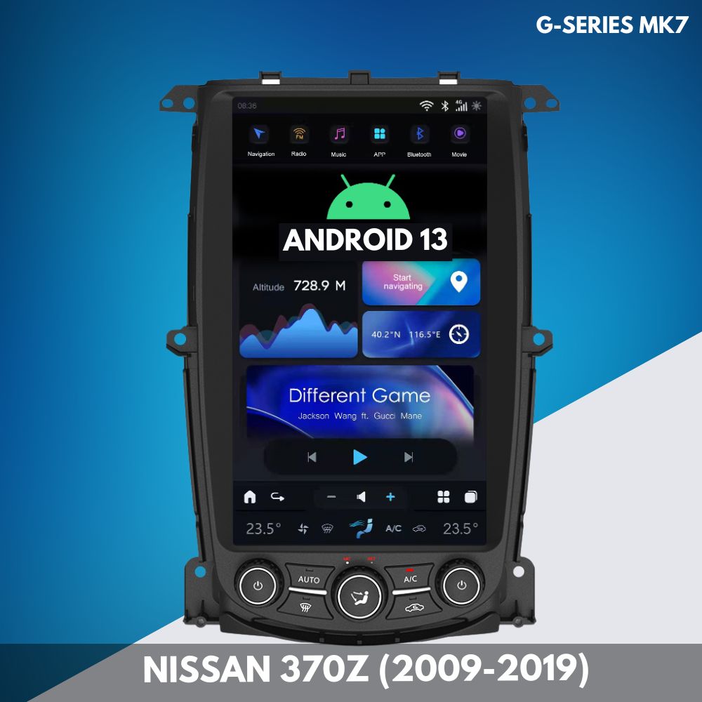 Nissan 370Z (2007–2019) Android Head Unit | SquareWheels G-Series
