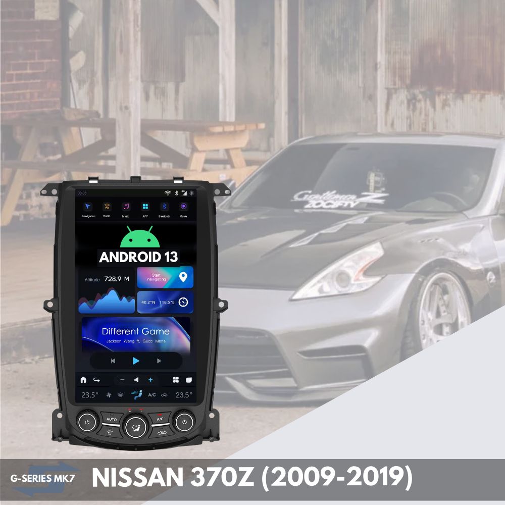 Nissan 370Z (2007–2019) Android Head Unit | SquareWheels G-Series