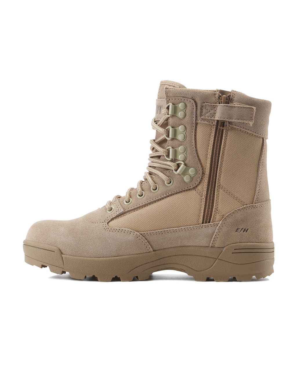 Kiwi Durable Sand Suede 6.5" Composite Toe Zipped Water Resistant Tactical Boots [R68200]