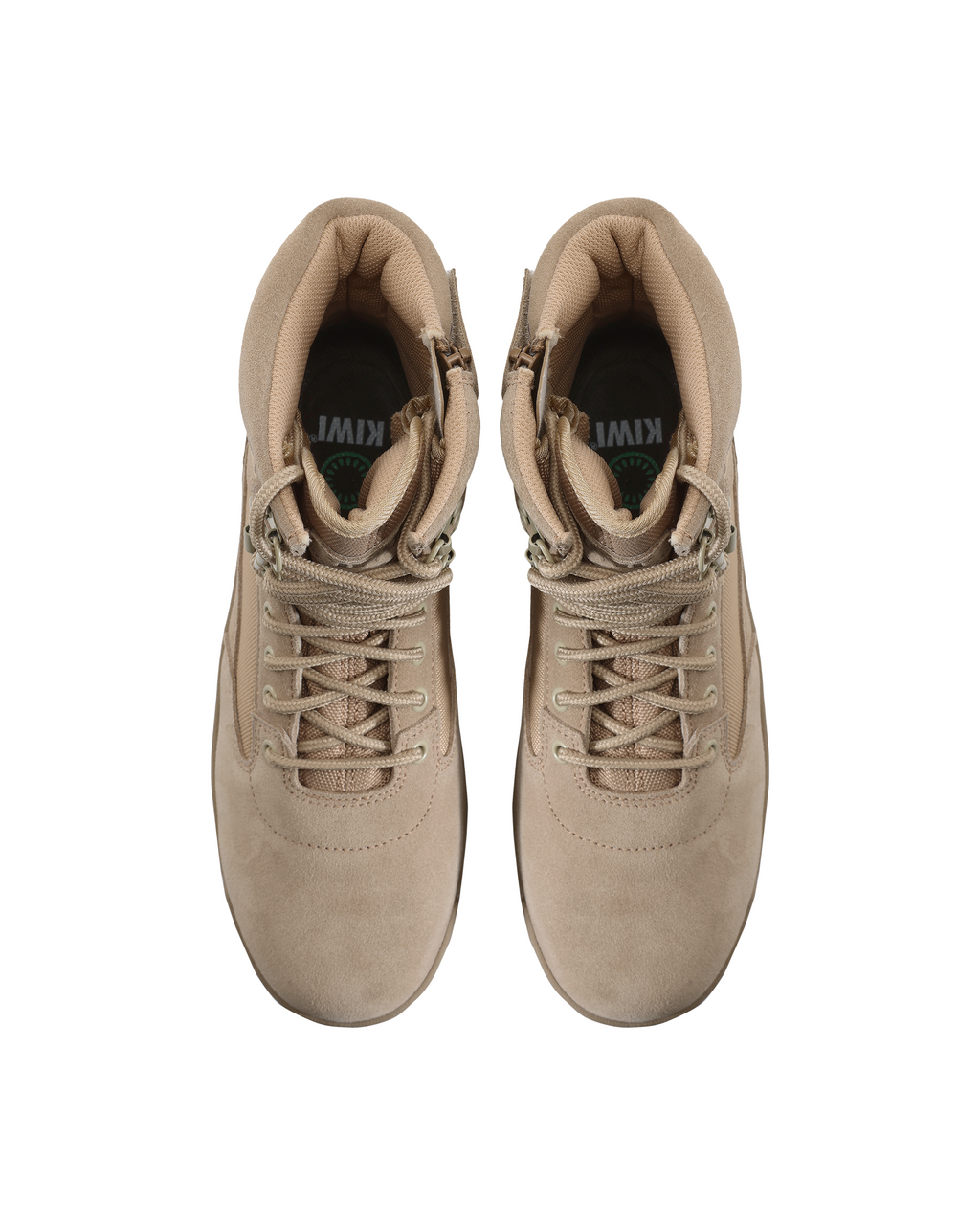 Kiwi Durable Sand Suede 6.5" Composite Toe Zipped Water Resistant Tactical Boots [R68200]