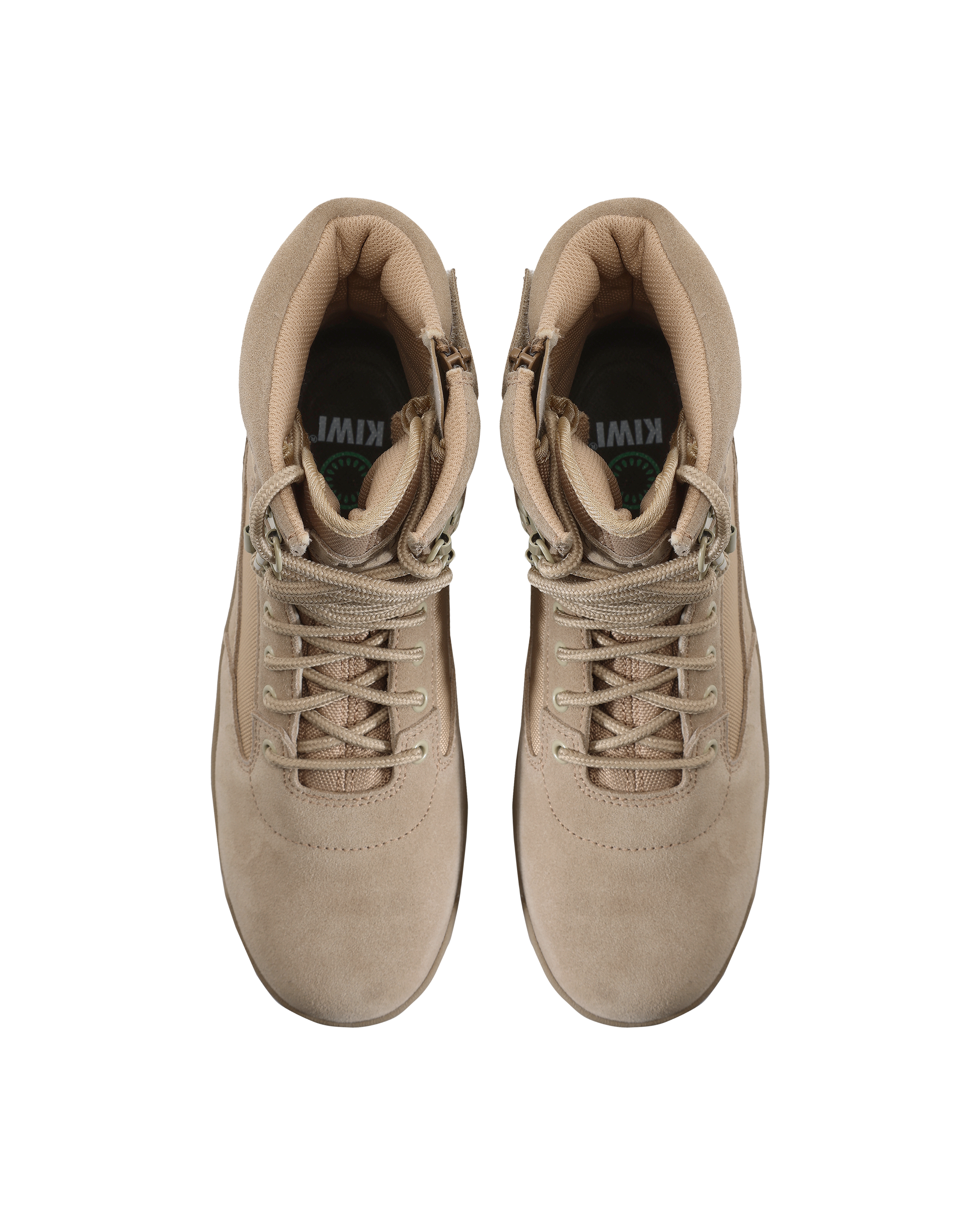 Kiwi Durable Sand Suede 6.5" Composite Toe Zipped Water Resistant Tactical Boots [R68200]