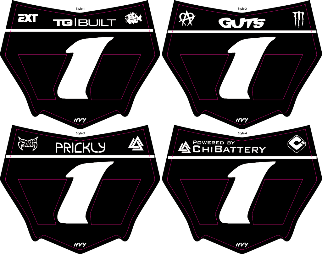 Vented Plate  (PRE MADE DECALS)