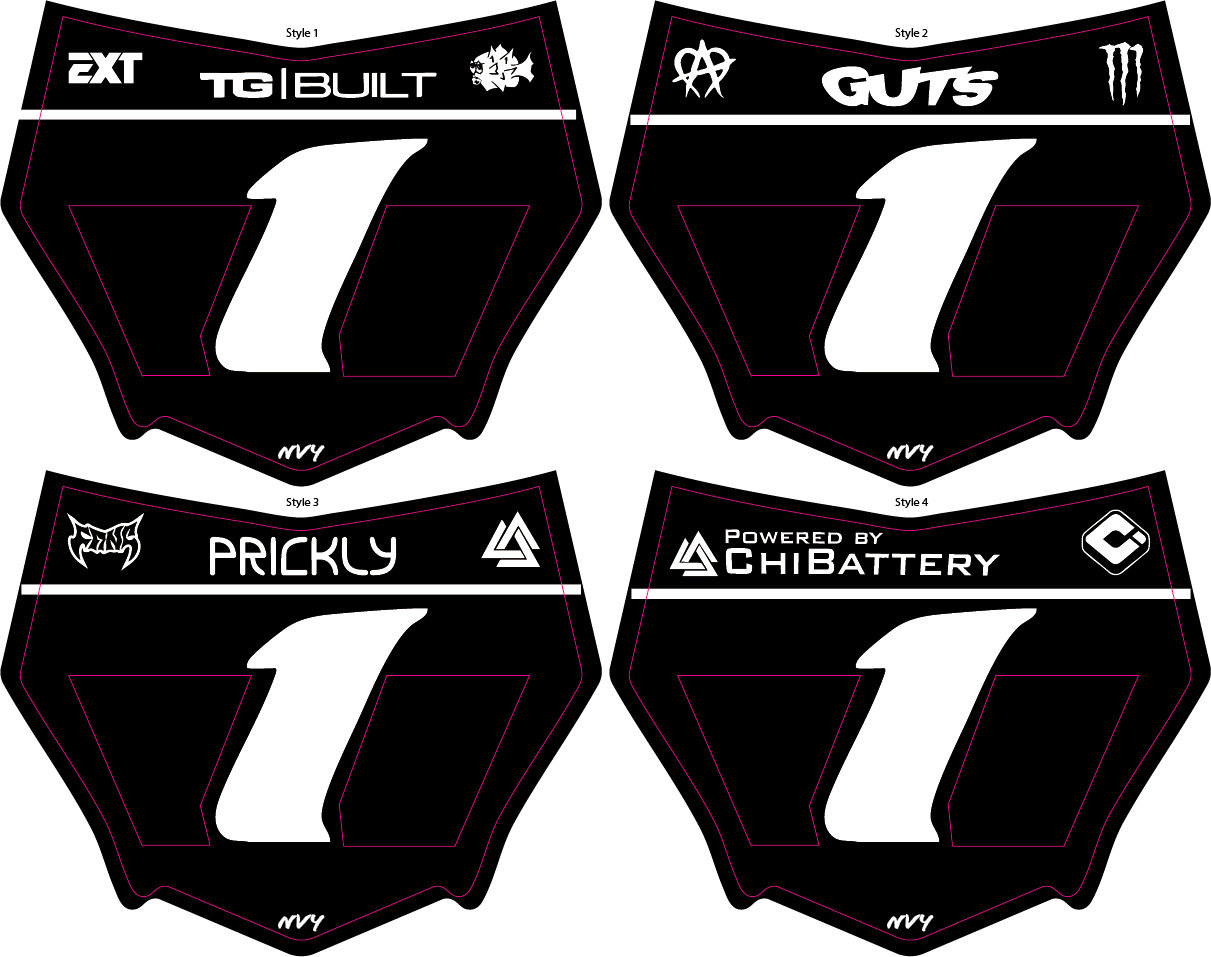 Vented Plate  (PRE MADE DECALS)