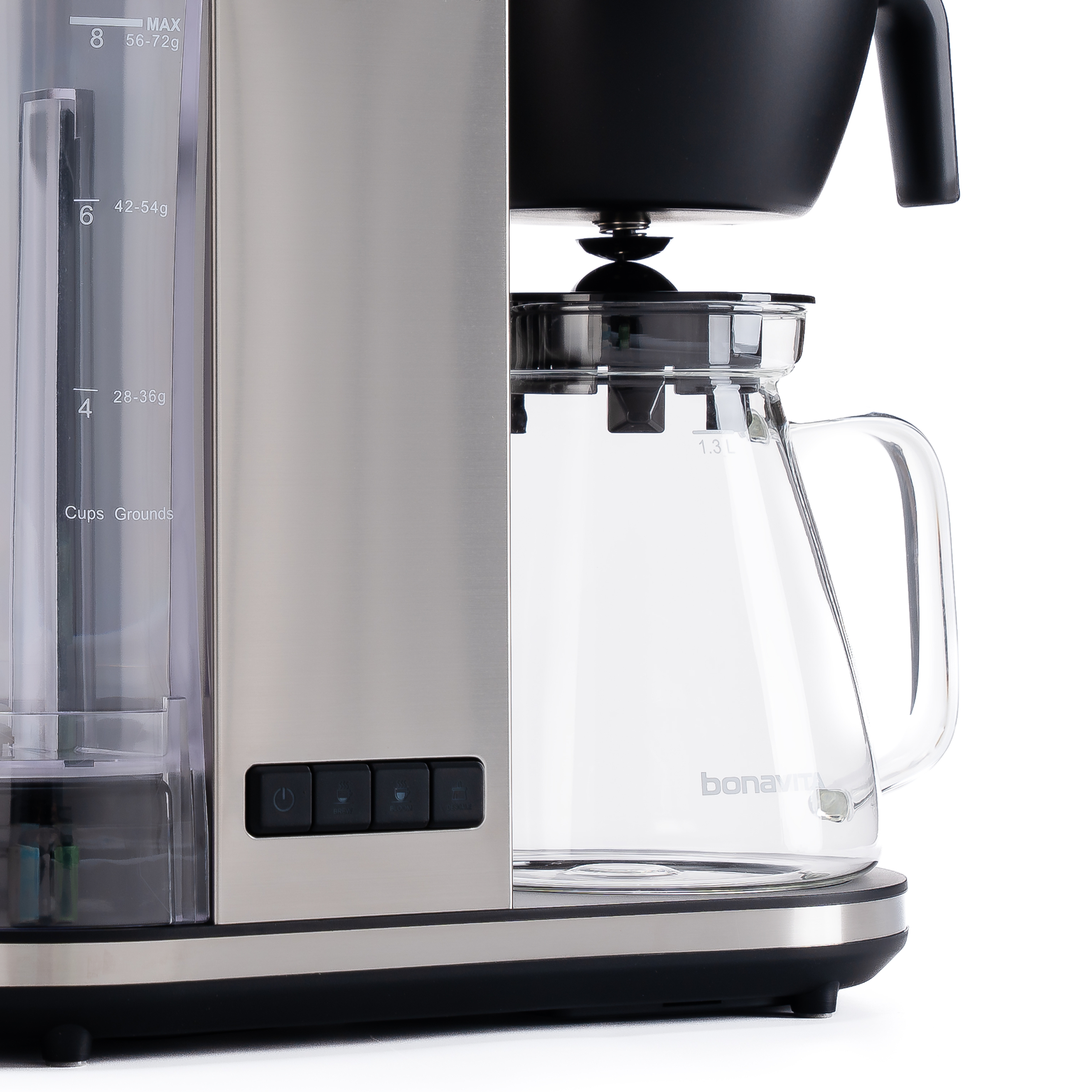 Enthusiast 8-Cup Drip Coffee Brewer with 1.3L Thermal or Glass Carafe