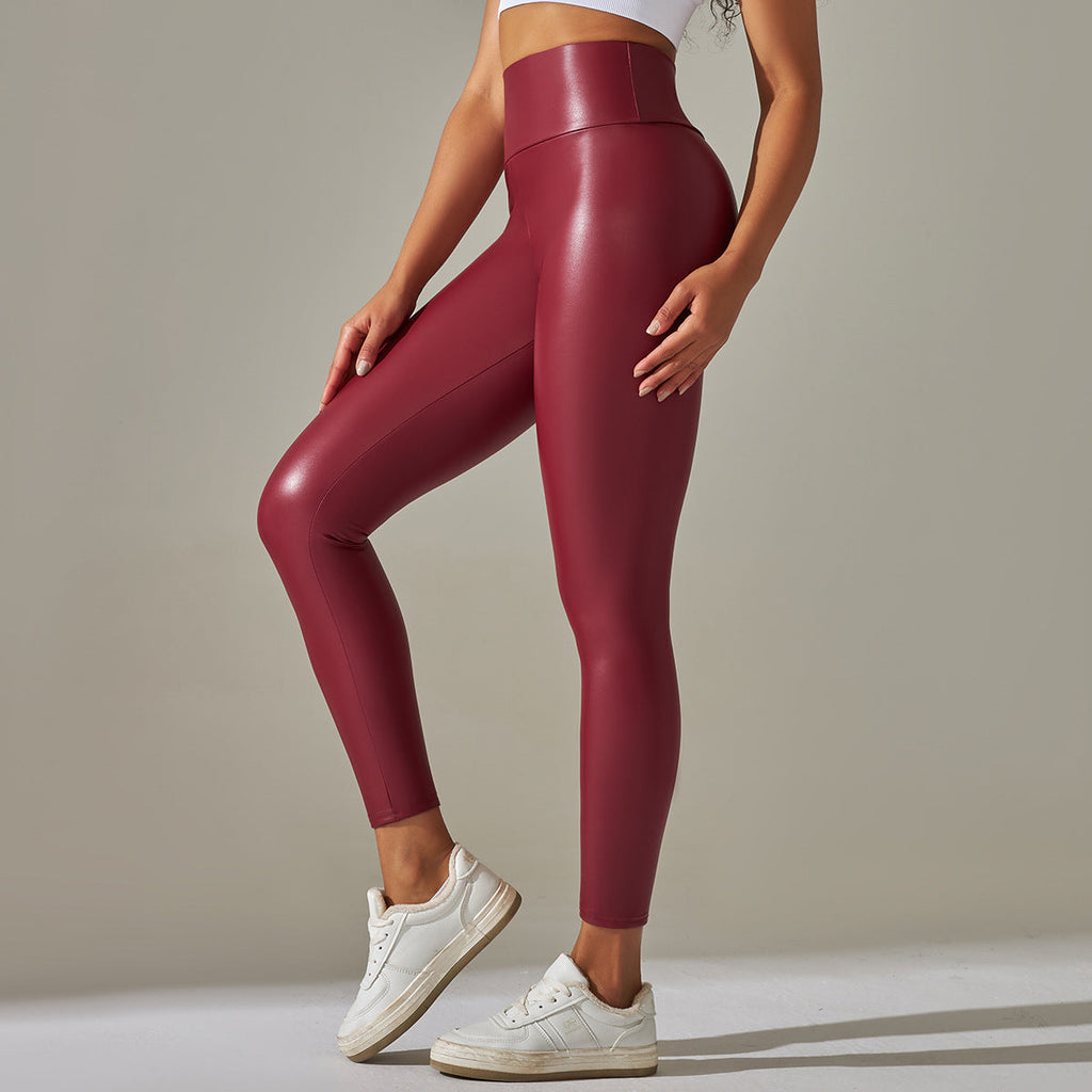 Women Clothes Leggings High Waist Faux Leather Pants Women Sexy Faux Leather Autumn Winter Leggings