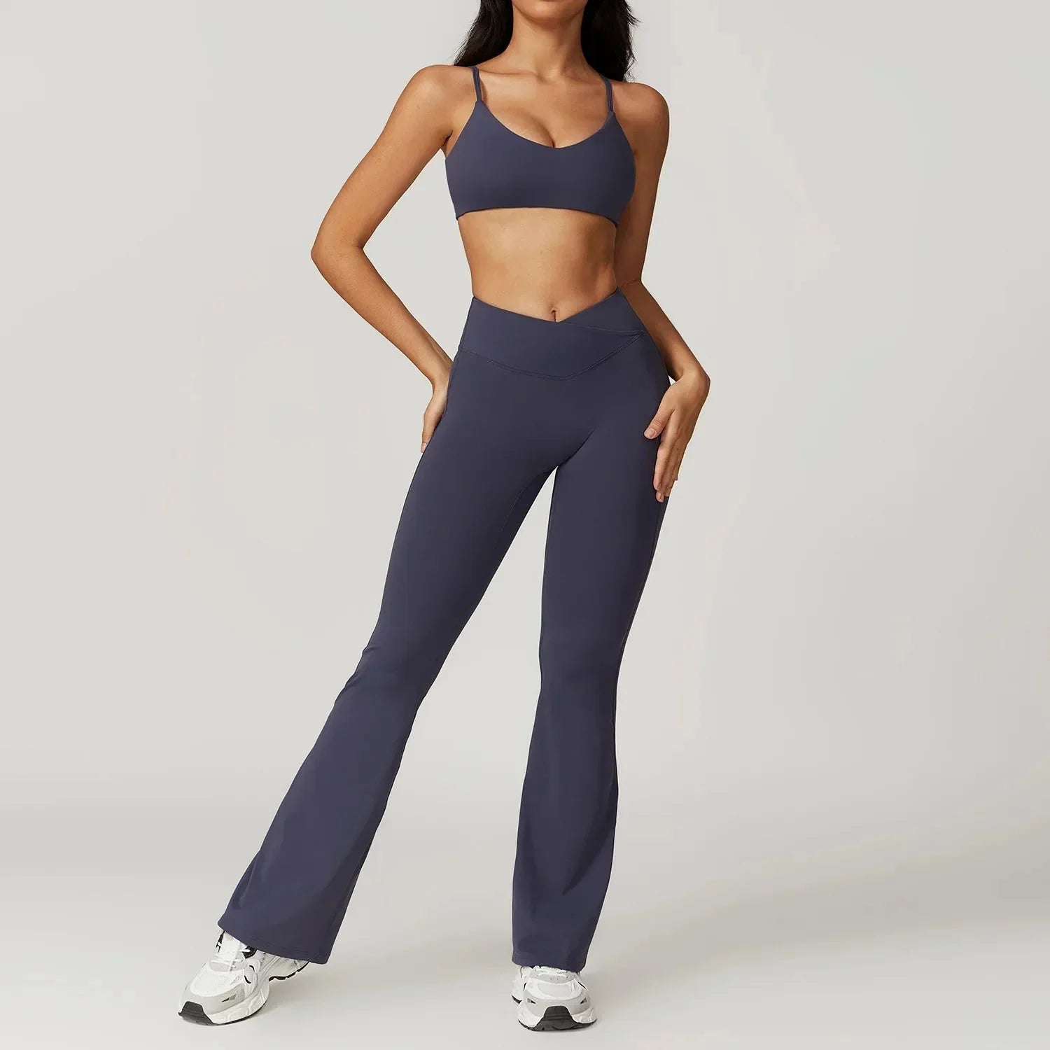 Lucid High Waist Flare Leg Yoga Set
