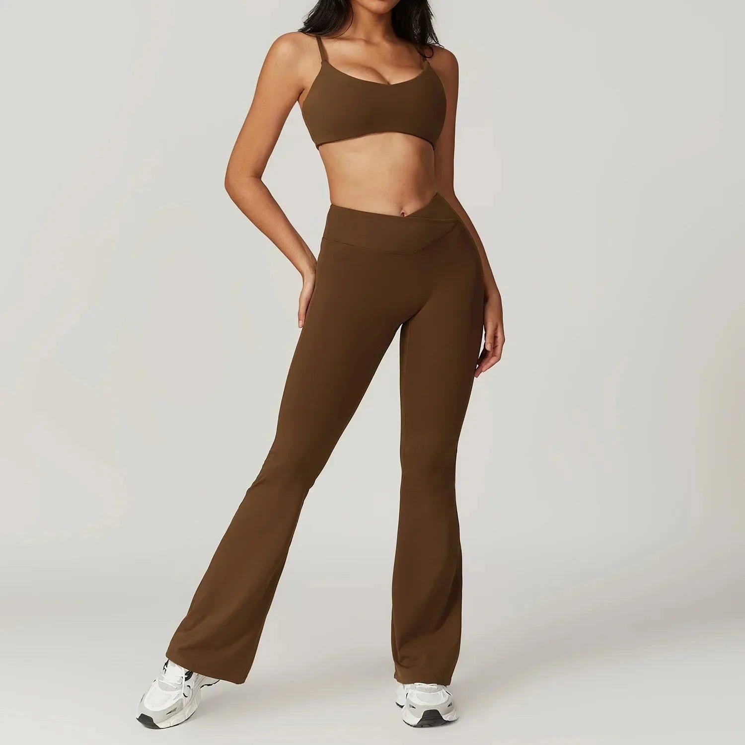 Lucid High Waist Flare Leg Yoga Set