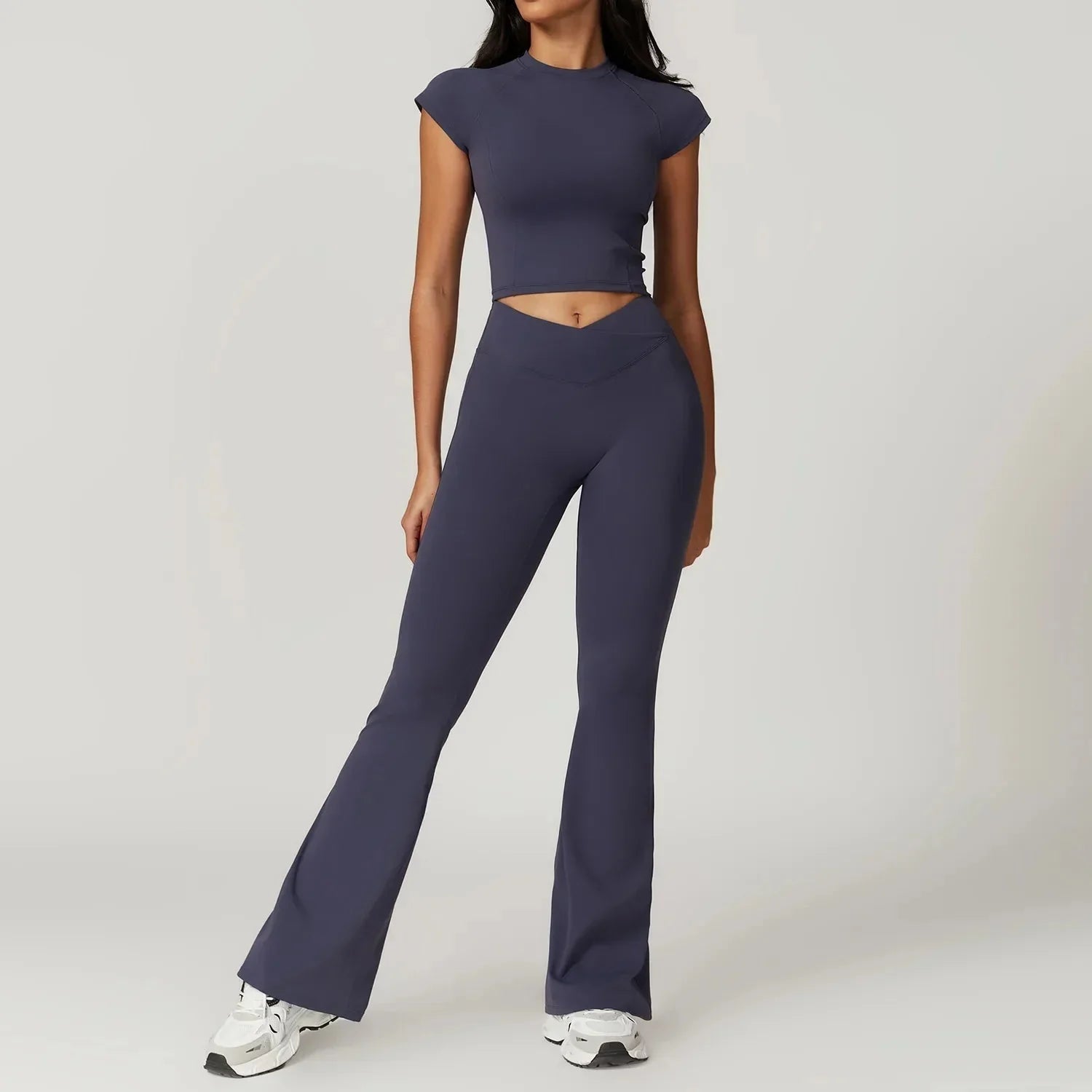 Lucid High Waist Flare Leg Yoga Set