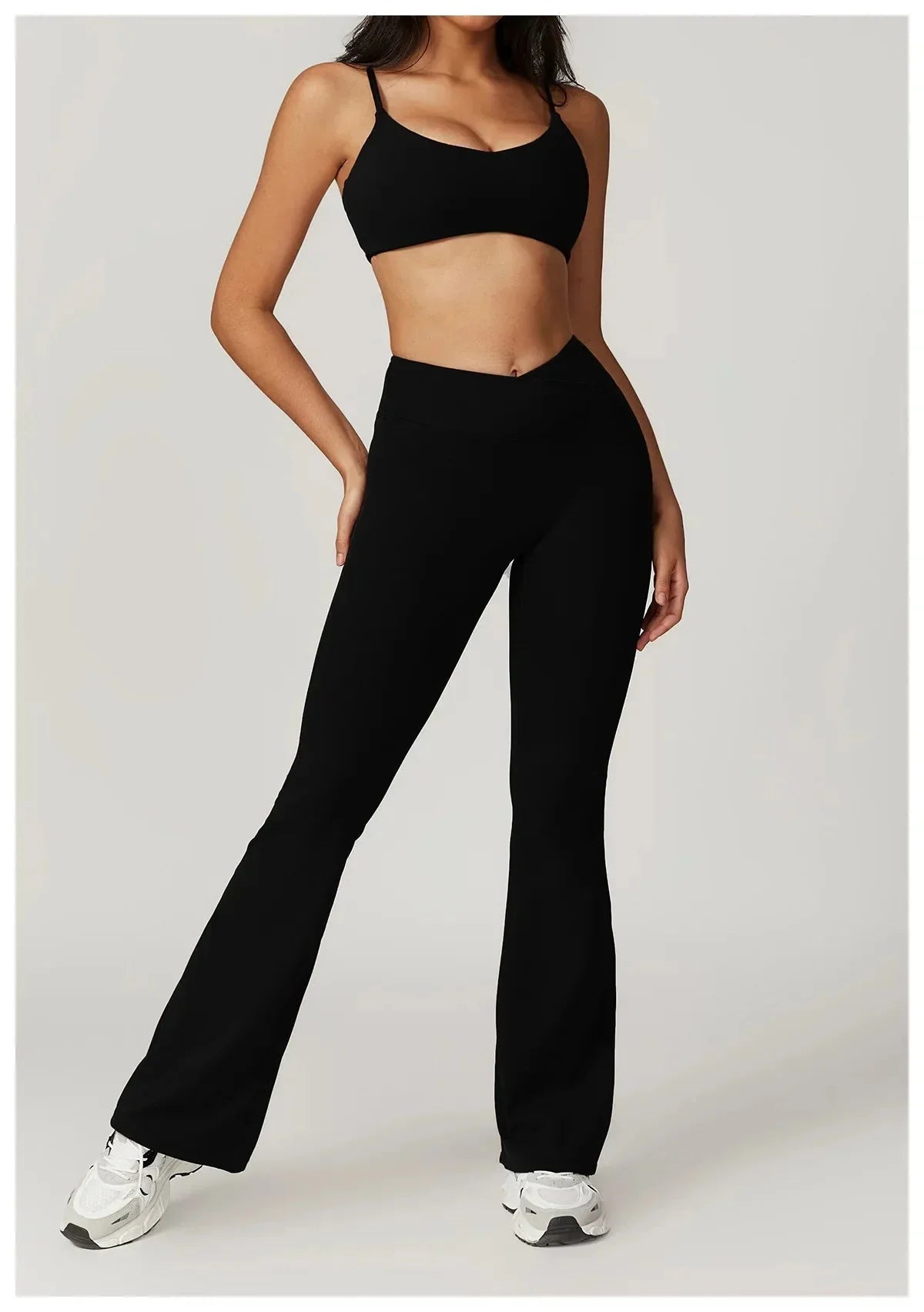 Lucid High Waist Flare Leg Yoga Set
