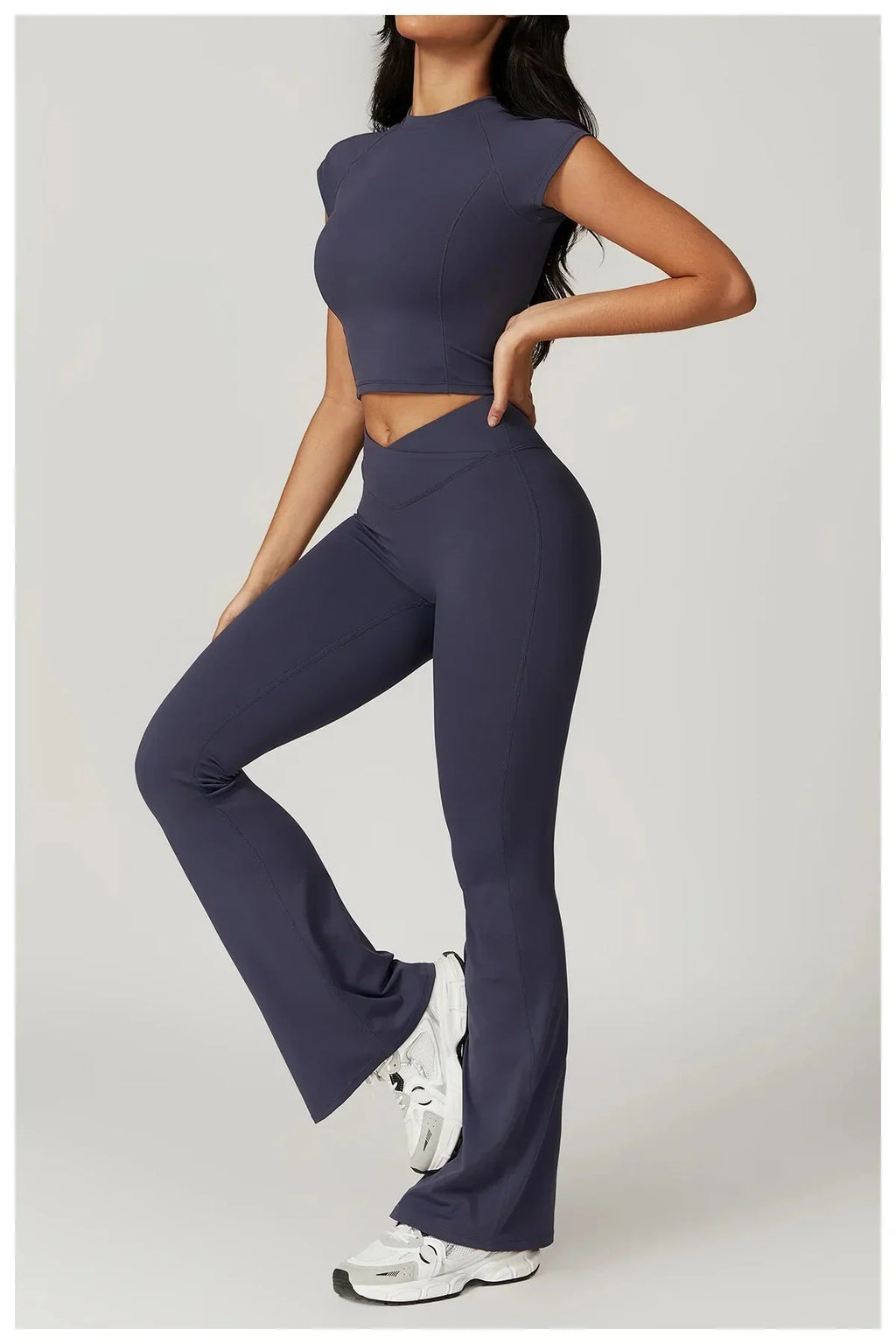 Lucid High Waist Flare Leg Yoga Set