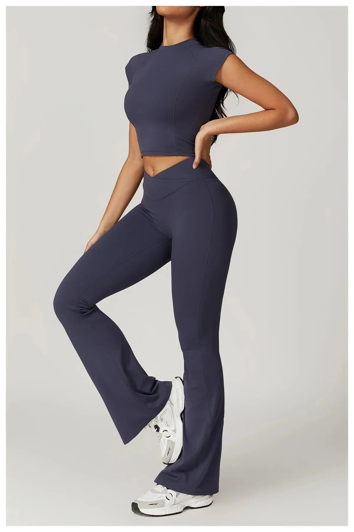 Lucid High Waist Flare Leg Yoga Set