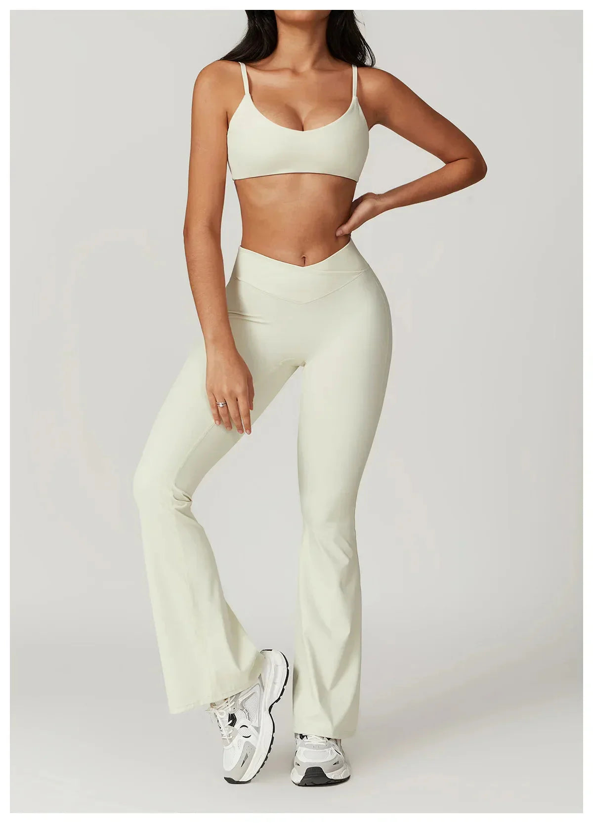 Lucid High Waist Flare Leg Yoga Set