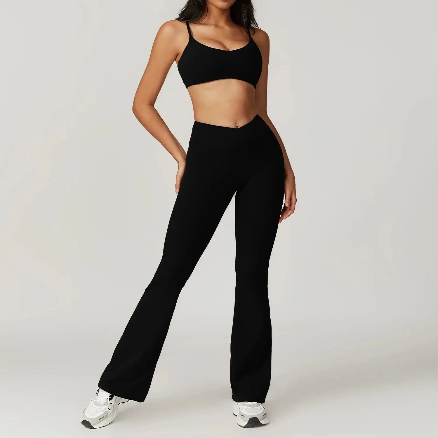 Lucid High Waist Flare Leg Yoga Set