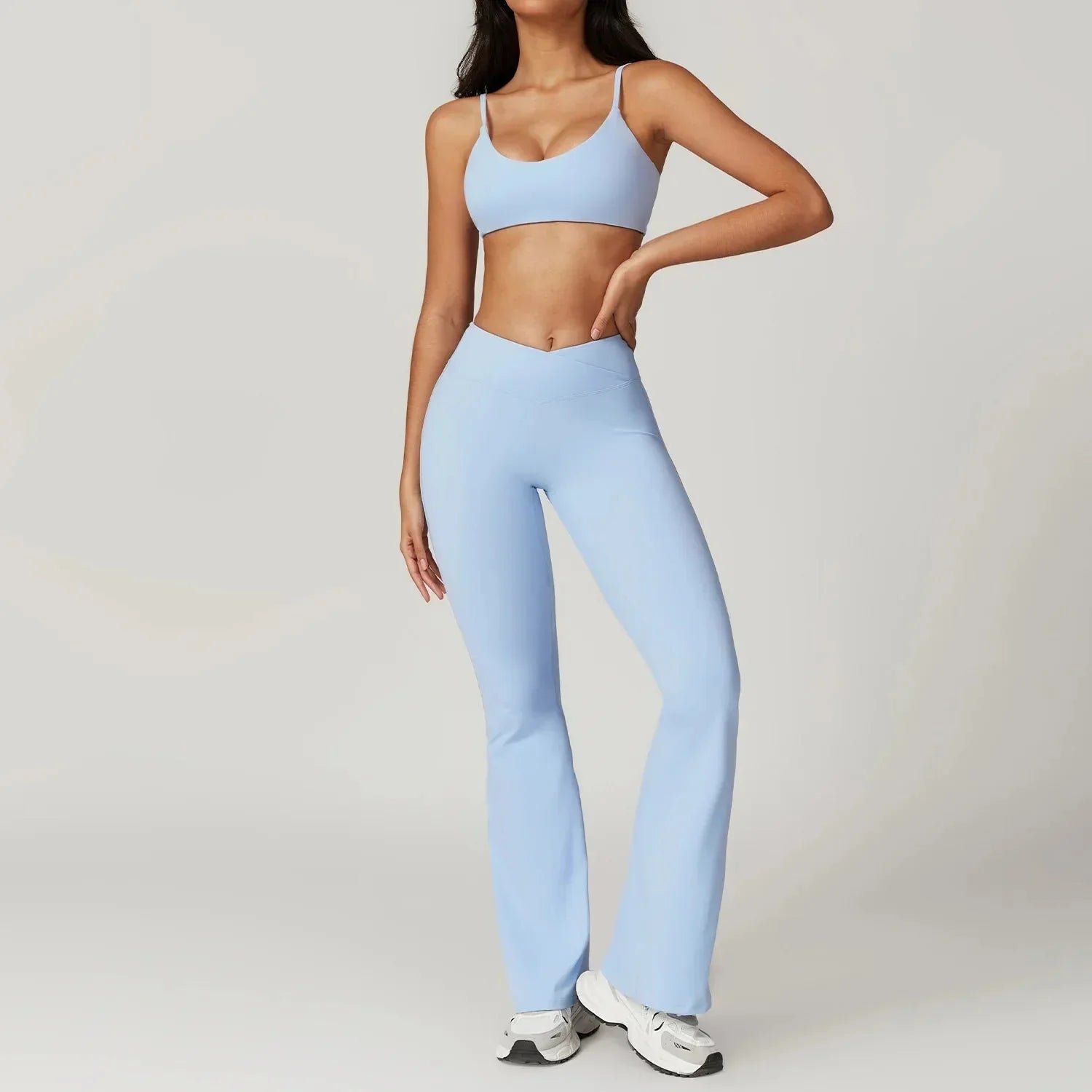 Lucid High Waist Flare Leg Yoga Set