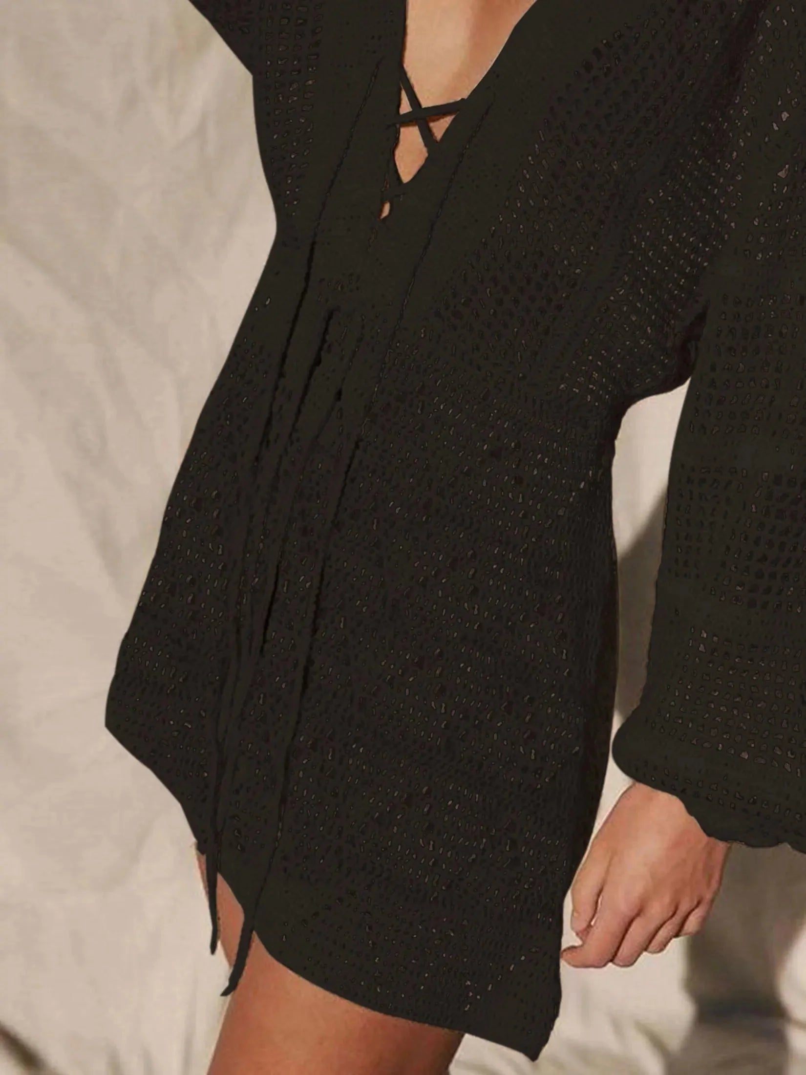Bali Knit Beach Mini Dress