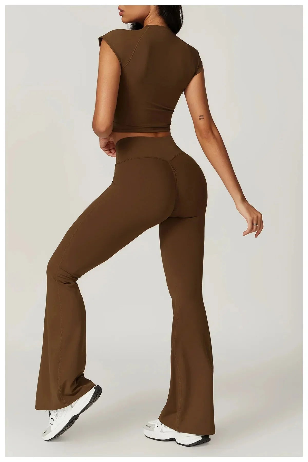 Lucid High Waist Flare Leg Yoga Set