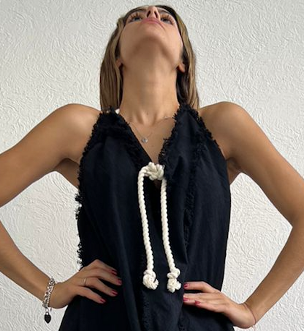 Handmade Boho Beach Backless Maxi Dress "TESSY", by ALLE BOHO