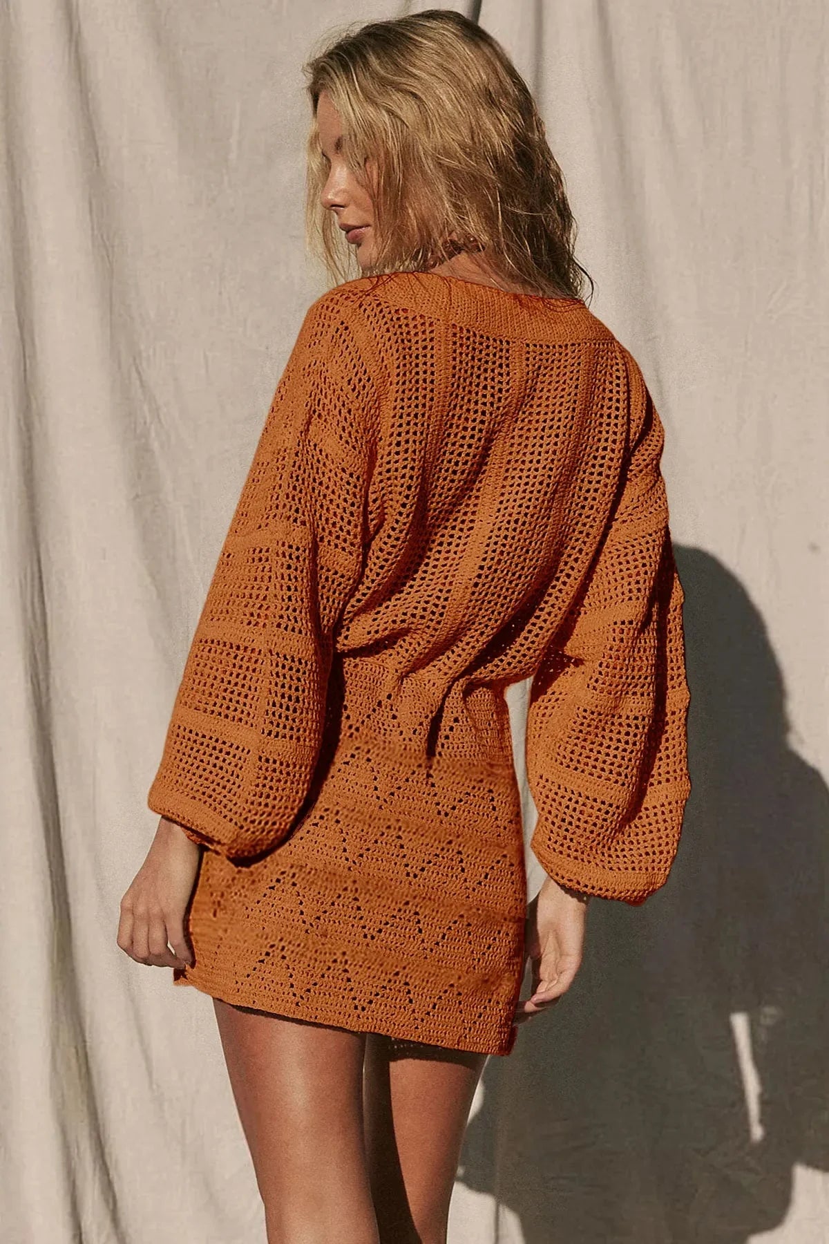 Bali Knit Beach Mini Dress