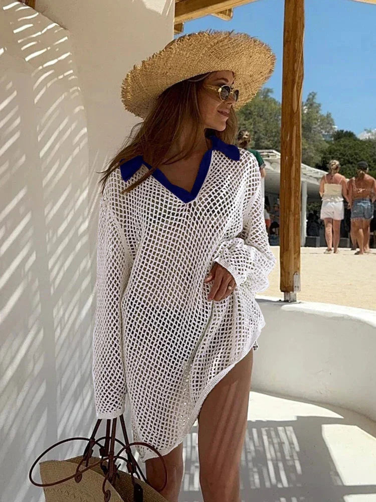 Lazy Day Long Sleeve Swimsuit Cover Up