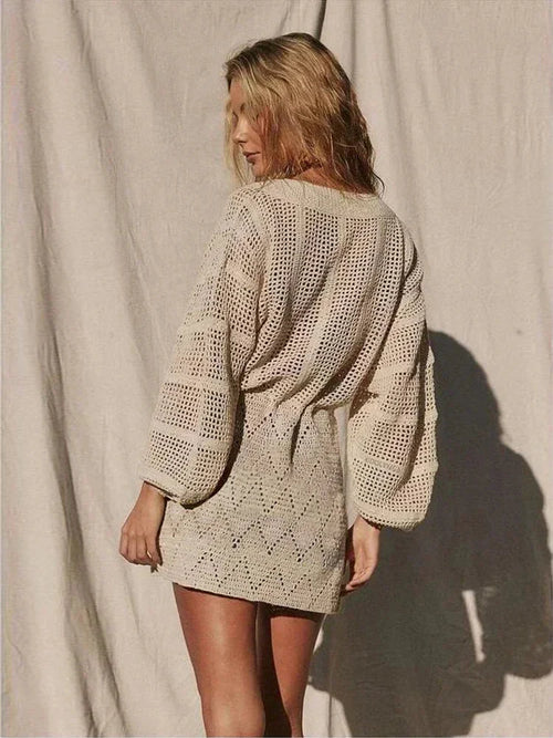 Bali Knit Beach Mini Dress