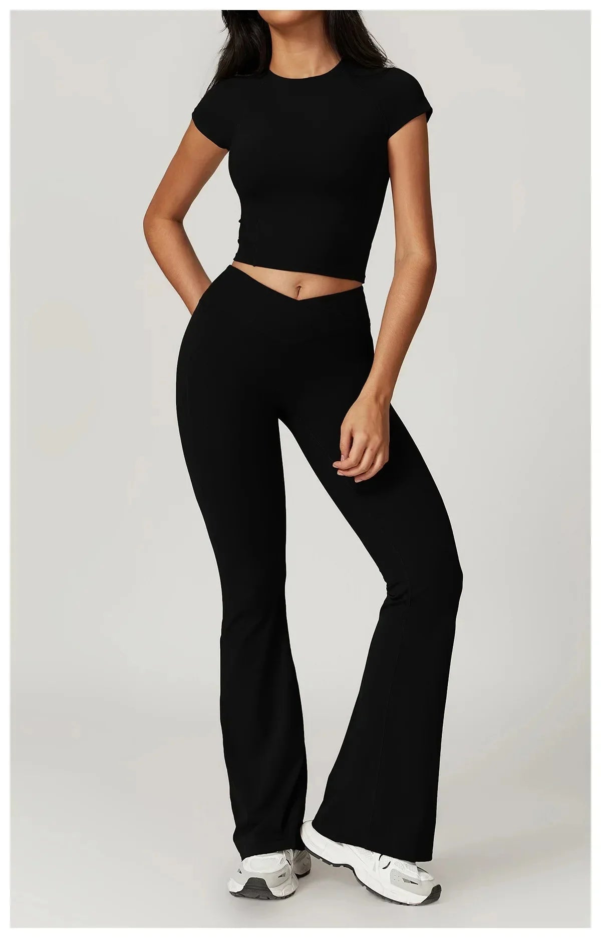 Lucid High Waist Flare Leg Yoga Set
