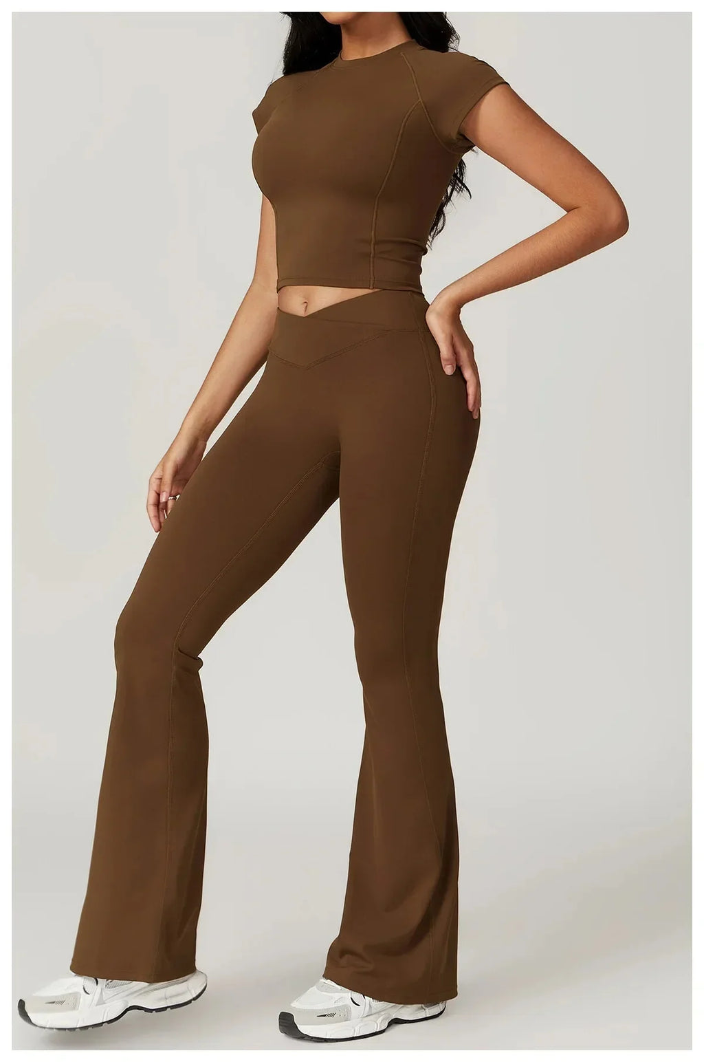 Lucid High Waist Flare Leg Yoga Set