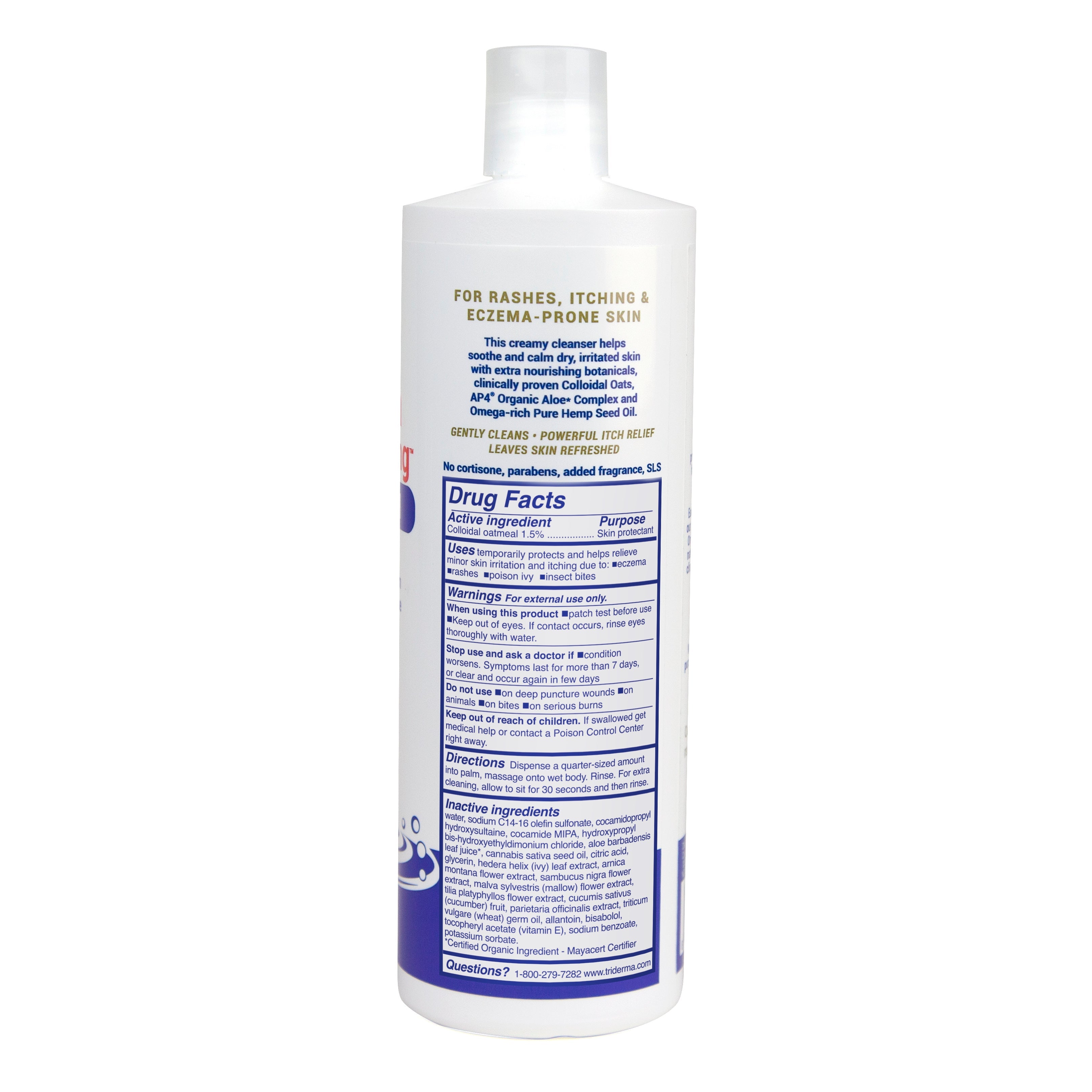 Eczema Body Wash for Sensitive Skin – Itch Relief & Gentle Cleansing with Colloidal Oatmeal & Aloe