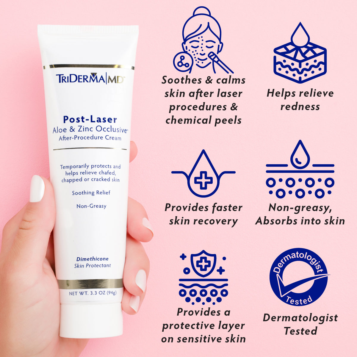 Post-Laser Recovery Cream for Sensitive Skin | Calm, Soothe & Restore