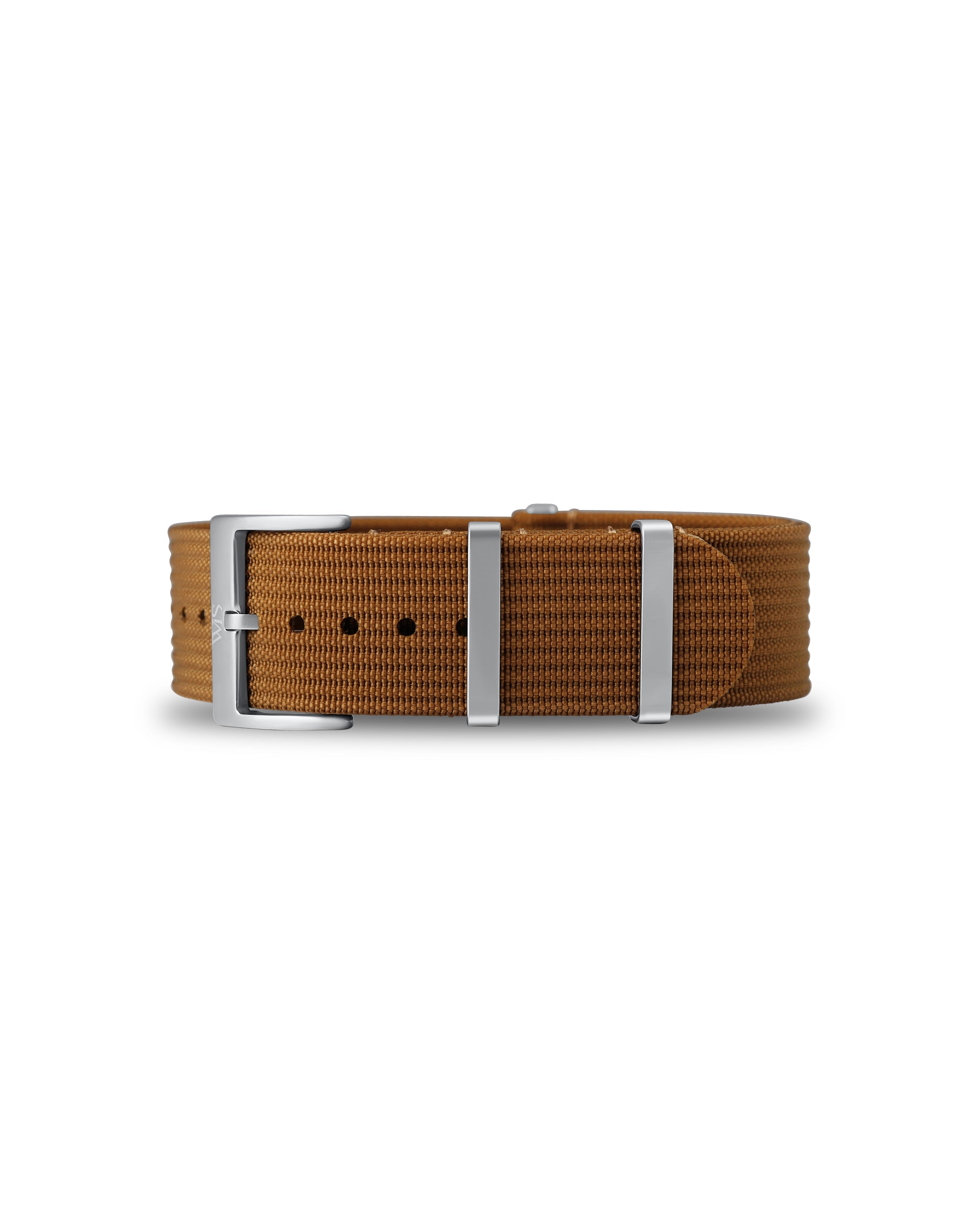 Woodland Brown Woven Nylon Strap 24mm
