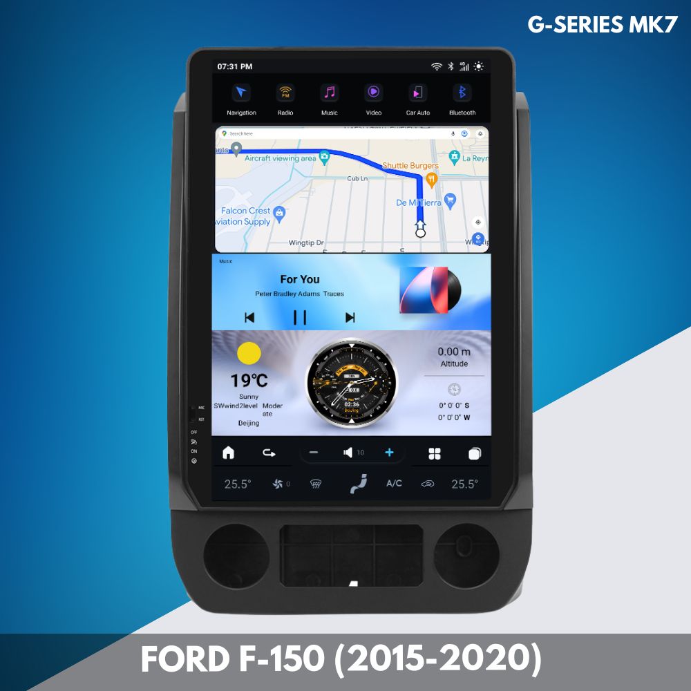 Ford F-150 (2015–2020) Android Head Unit | SquareWheels G-Series
