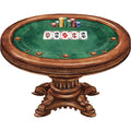 Watercolor Casino Fabric Panel 56