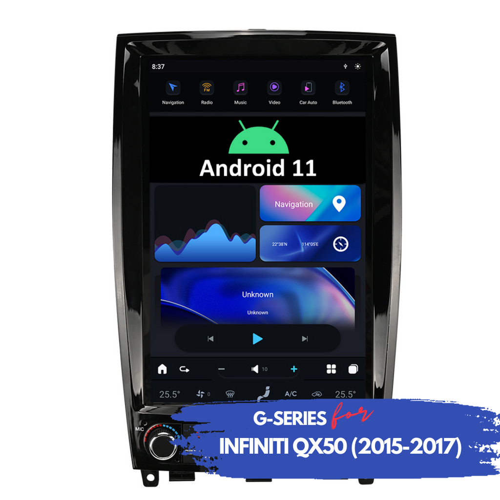 Infiniti QX50 (2015–2017) Android Head Unit | SquareWheels G-Series