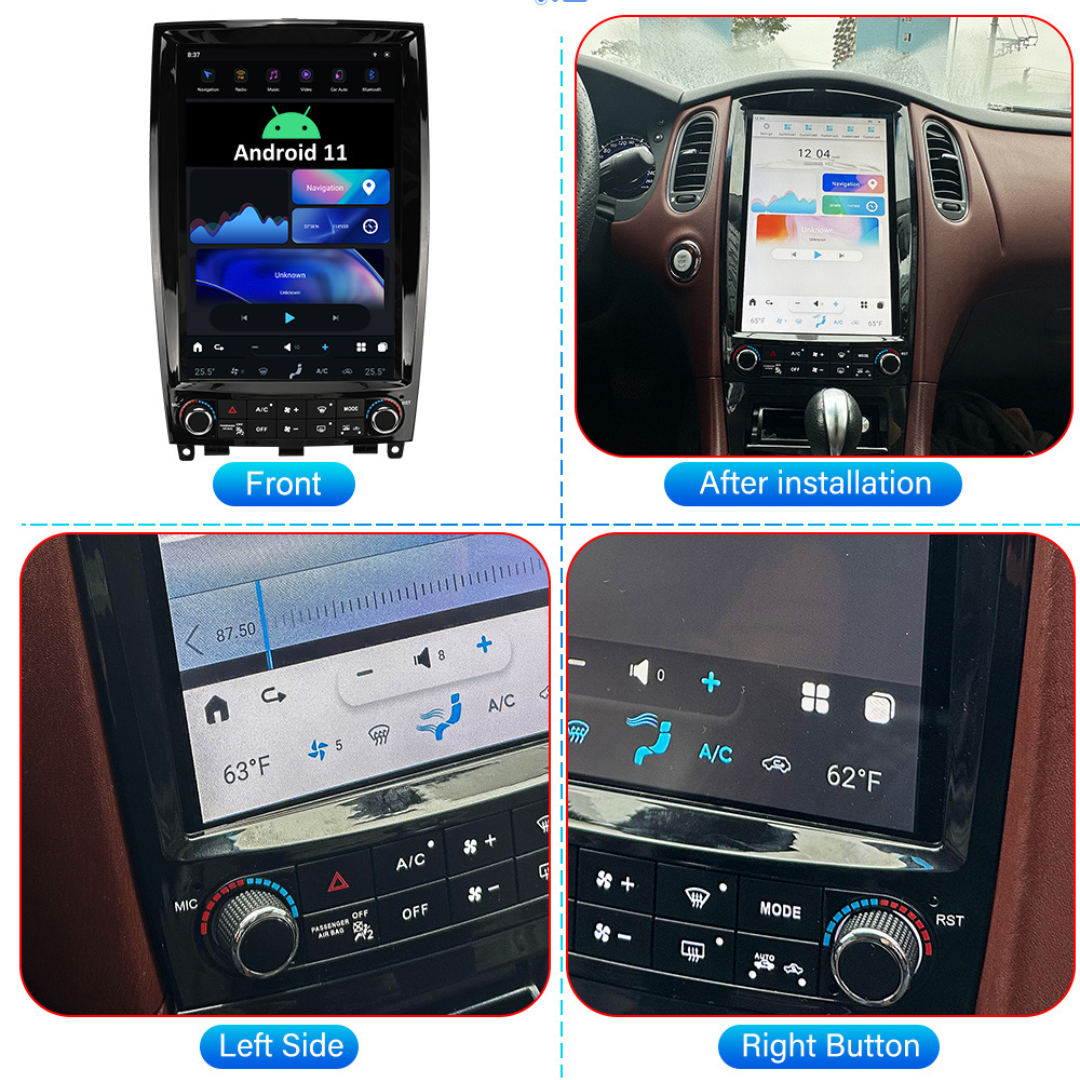 Infiniti QX50 (2015–2017) Android Head Unit | SquareWheels G-Series