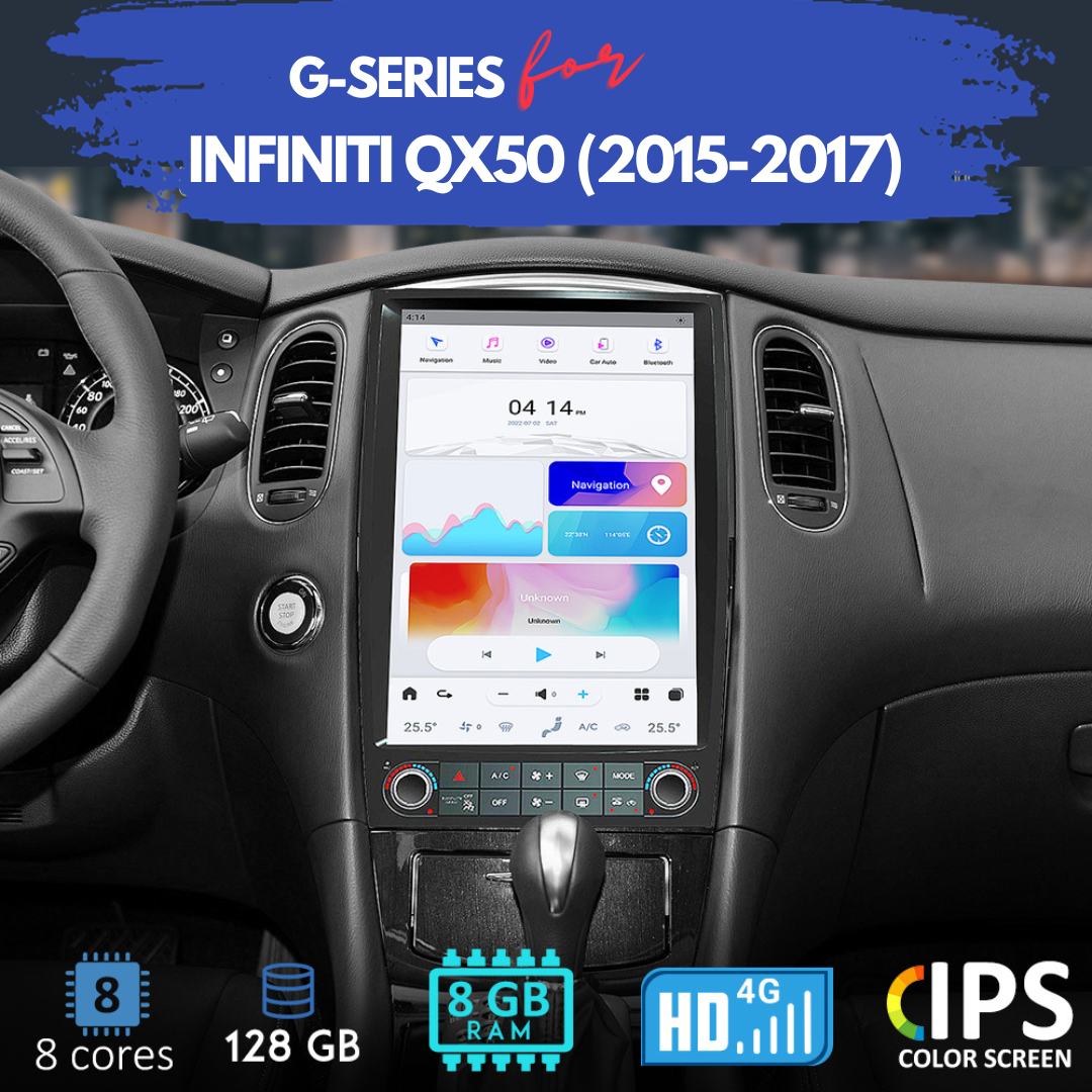 Infiniti QX50 (2015–2017) Android Head Unit | SquareWheels G-Series
