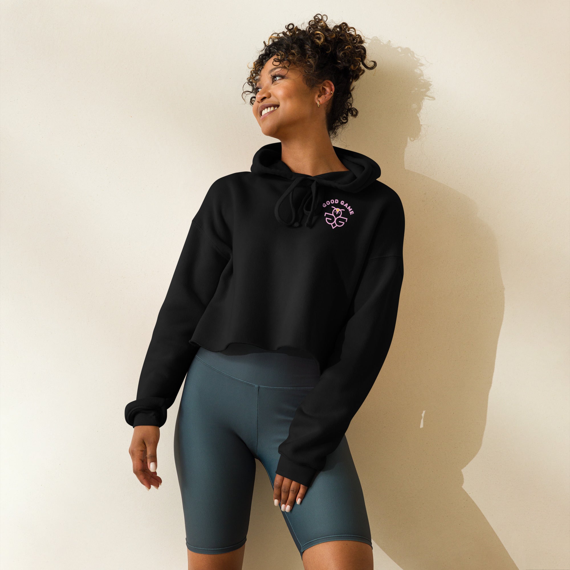 Art of Flow Crop Hoodie